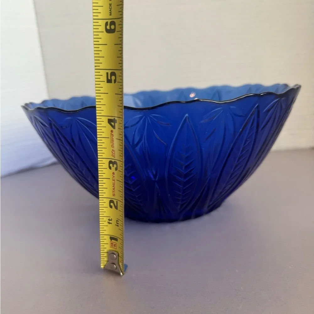 Avon Sapphire Blue Arcoroc of France Bowl